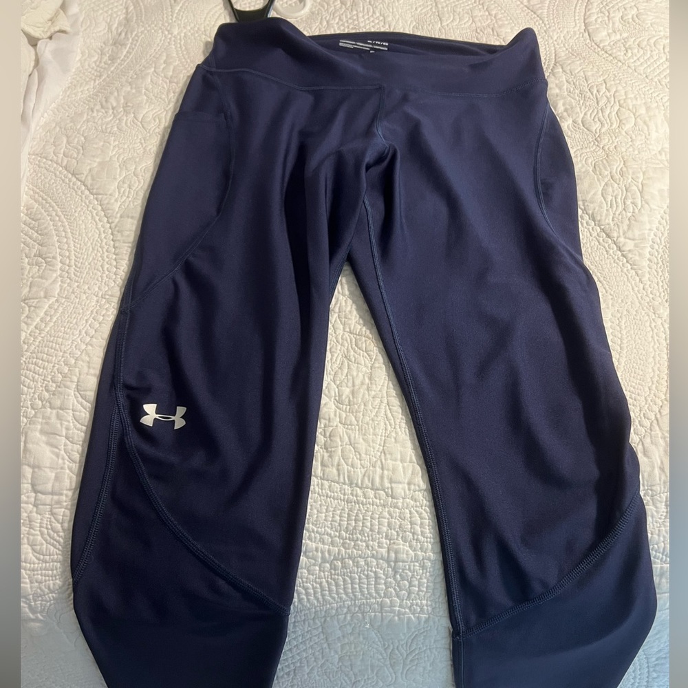 New Under Armour navy leggings XL